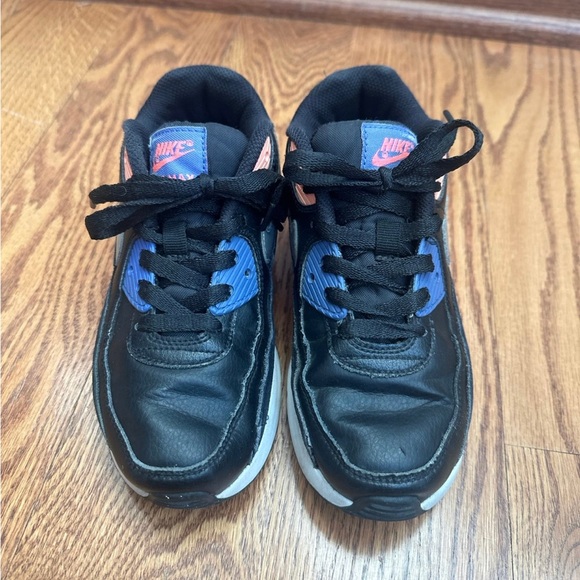 Nike Air Max 90 Shoes Girls 1Y Metallic - Picture 2 of 8